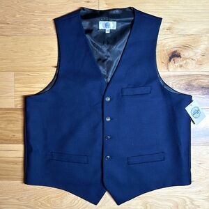 NWOT Murphy & Hartelius Navy Vest | Size 46R (XXL)